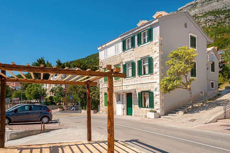 In Baška Voda - A.K. Miošića street [Podspiline]